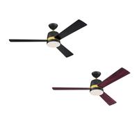 Westinghouse Ventilatore da Soffitto Lampada con Telecomando Tristan Nero 132 CM