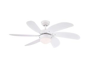 Westinghouse - Ventilatore da soffitto Turbo Swirl bianco, 105 cm