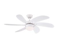 Westinghouse Ventilatore Lampada con Interruttore Turbo Swirl Bianco 105 CM