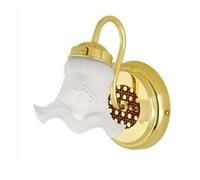 Westinghouse Wandleuchte RATTAN Vintage Placcato Ottone Lucido Oro E14 220-240V [EEK: Non valutato]