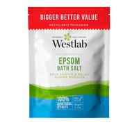 Westlab - Reviving Epsom Salt - Bustina richiudibile da 2 kg - Sali minerali 100% naturali, puri e inodori - Sostiene il sonno e allevia i dolori muscolari