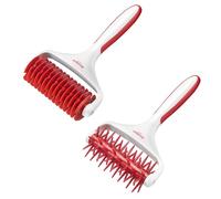 Westmark 1 x Rullo a griglia da 19,5 cm + 1 x rullo da 20 cm, in plastica, bianco/rosso, 321822E6