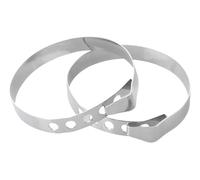 Westmark 10232280 Anelli per involtini in, Acciaio Inox, Argento, 5,5 x 5,2 x 0,9 cm, 6 unità