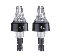 Westmark 2 Beccucci Dosatori, Dosaggio per Ciascun Beccuccio: 4 cl, Plastica, Auto-Pour, Trasparente, 994022EG