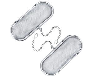 Westmark 2 Filtro per Tè, Erbe aromatiche, Spezie, Lunghezza: 11 cm, Acciaio Inox, Argento, 125622E3