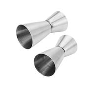 Westmark 2 Piccoli Misurini da Bar, Jigger per Cocktail, Misure Diverse: 2/4 2/3 cciaio Inox, Argento, 627722E7