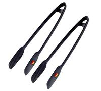 Westmark 2 Pinze per Arrostire e Servire - 2 pratiche pinze per grigliare e girare carne, pesce e verdure, plastica, lunghezza 33,2 cm - Nero, 286922E3