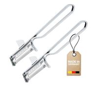 Westmark 2 Sbucciatori Universali con Punta Affilata, Lama in Acciaio Inox, Famos, Metallo/Cromato, 106122E4