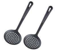 Westmark 2 Schiumarole/Mestoli/Filtri Gentle - Ideali per scremare/sgocciolare e rimuovere da padella o pentola, lunghezza 32,2 cm, - Nero, 285022E3