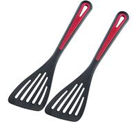 Westmark 2 Spatola/Paletta da cucina, Lunghezza: 30 cm, Termo-resistente fino a 270 °C, PPA, Gallant Plus, Nero/Rosso, 293522E5