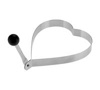 Westmark 2 Stampini a Forma di Cuore, Con Manico, Acciaio Inox/Plastica, Cuore, Argento/Nero, 12572260