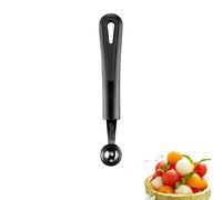 Westmark 28222270 Gentle-Cucchiaio da Mela Parisienne, in Polipropilene/Acciaio Inox, Colore: Nero/Argento, Dimensioni 17,3 x 2,7 x 2 cm, Gentle, Bordo Liscio