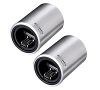 Westmark 2X Apribottiglie Automatico, Alluminio, Taglia Unica, 2 pezzi | Alluminio spazzolato, compatto e maneggevole, 618822E3