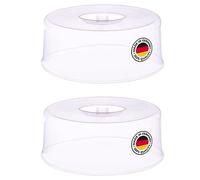 Westmark 2x Copri-Torta, Ø 30 cm, con Manico, Plastica, Trasparente, 342422E3