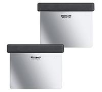 Westmark 2X Raschietto, Inossidabile Plastica, Acciaio Inox, 2 Pezzo, Taglia Unica