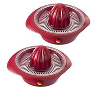 Westmark 2X Spremiagrumi con Vaschetta, Diametro 18.7 cm, capacità 0.5 Litri, Plastica, Limetta, Rosso, 309122Er