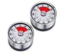 Westmark 2X Timer da Cucina, Acciaio Inossidabile Plastica, Futura, Meccanico, 2 Pezzi, Taglia Unica