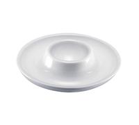 Westmark 3 Portauova, Rotondo, Impilabile, ø 10 cm, Plastica di Qualità, Punto, Bianco, 20622270