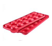 Westmark 30242260 Stampo in Silicone per Cake Pop, Confezione da 12 Pezzi, Rosso