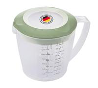 Westmark 3105227M Caraffa Graduata con paraschizzi, Plastica, Verde