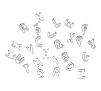 Westmark 35362280 Set di taglierine Lettere A-Z 26 pz, Acciaio Inossidabile, Arg