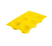 Westmark 6 stampi in Silicone per Muffin, Giallo, 29,3 x 17,5 x 3,9 cm, 6 unità