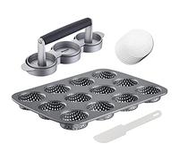 Westmark 622322E7 - Set per hamburger, 4 pezzi, in alluminio, non indicati