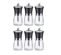 Westmark 63592611 - Dosatore per zucchero, capacità: 190 ml, vetro/acciaio inossidabile/plastica, nero, trasparente/nero/argento, 63592611