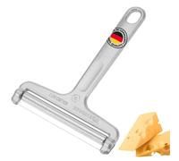 Westmark Affetta-formaggio con rullo e filo tagliente, Spessore regolabile, Acciaio inox/Alluminio, Rollschnitt, Argento, 71002270
