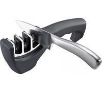 Westmark Affilacoltelli in 3 step con cote di diamante/tungsteno/ceramica, Deluxe, nero/argento, 10172260