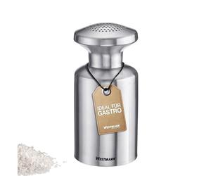 Westmark Alpha gastro saliera - ideale come portaspezie per cucine e catering, sale e zucchero - acciaio inox, 500 ml
