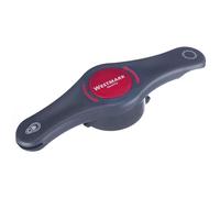 Westmark Apribottiglie multiuso, per barattoli e bottiglie, rimozione del vuoto dai barattoli, lunghezza: 14,7 cm, Propeller 4 in 1, antracite/rosso, 10512280