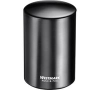 Westmark Apribottiglie Push & Pull - Apribottiglie automatico a corona per casa e in viaggio, ideale per l'uso quotidiano, feste e barbecue, pratico apribottiglie - Nero