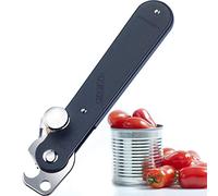 Westmark Apriscatole a leva, Con apribottiglie, Lunghezza: 14,9 cm, Acciaio, Original Sieger, Nero/Argento, 11212270