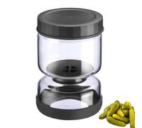 Westmark Scolapiatti 1 pezzo - Barattolo multifunzione per kimchi e cetrioli per scolare e servire, trasparente, 750 ml