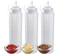 Westmark Bottiglia dosatrice - 700 ml, senza BPA, adatta agli alimenti | Dosaggio preciso e riempimento pulito della bottiglia indeformabile con maionese, salsa BBQ e altri liquidi, 23862270