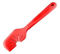 Westmark Calli Raschietto per Impasto - Raggiunge angoli e curve, distribuisce creme e raschia impasto in modo completo, con spazzola per la pulizia integrata - Silicone