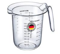 Westmark Caraffa graduata, Varie unità di misura multilingue, Capacità: 0,5 l, Plastica, Trasparente, 30642270