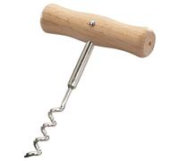 Westmark Cavatappi a T, A spirale, Lunghezza: 10,4 cm, Legno/Acciaio, Woody, Marrone chiaro/Argento, 10122270