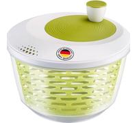 Westmark Centrifuga per insalata, Capacità: 4,4 litri, ø 23,5 cm, Plastica, Senza BPA, Spinderella, Colore: Trasparente/Bianco/Verde, 243022EA