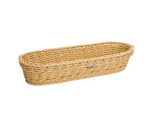 Westmark Cesta Multiuso per Baguette, Adatta per Hotel e Ristorazione, Ovale, ca. 40 x 16 x 8 cm, Fibra Sintetica, Saleen Edition, Beige Chiaro, 02051730101