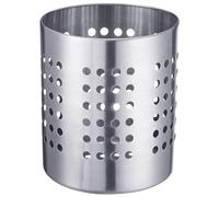 Westmark Cestello portaposate, Rotondo, Diametro: 10 cm, Altezza: 13 cm, Acciaio inox, Argento, 69012211