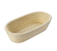 Westmark Cestino da lievitazione, Per impasti da 750-1000 grammi, Ovale, Lunghezza: circa 28 cm, Rattan, Beige chiaro, 32042270