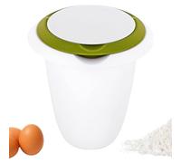 Westmark Ciotola alta con coperchio in due parti, 1 l, Con beccuccio, Plastica, Bianco/Verde mela, 3151227A