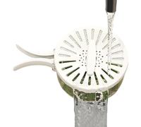 Westmark - Colino grande 2 in 1 per scolapiatti con coperchio e manico pieghevole, multifunzione, per piano di lavoro, insalata e alimenti freschi