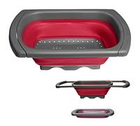 Westmark Colino pieghevole, allungabile, con gancio per appenderla, plastica, rosso/antracite, 21302270