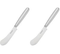 Westmark Coltello da burro/colazione, Con lama seghettata e punta ampia, Lunghezza: 22 cm, Acciaio inox, Argento, 13592260 (Confezione da 2)