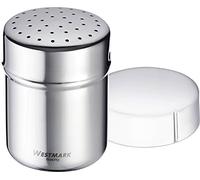 Westmark Contenitore per spezie, Con tappo salva-freschezza, Capienza: ca. 80-100 g, Plastica/Acciaio inox, Fein, Argento/Trasparente, 69542260