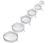 Westmark Coperchi ermetici rotondi in silicone espandibili e riutilizzabili – 6 pz
