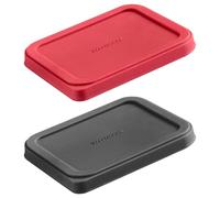 Westmark Coperchi Salva Freschezza - Coperchio in silicone elastico e riutilizzabile per lattine, piccole ciotole o vasetti di yogurt - ø 10,5 x 8,5 cm, silicone, 2 pezzi